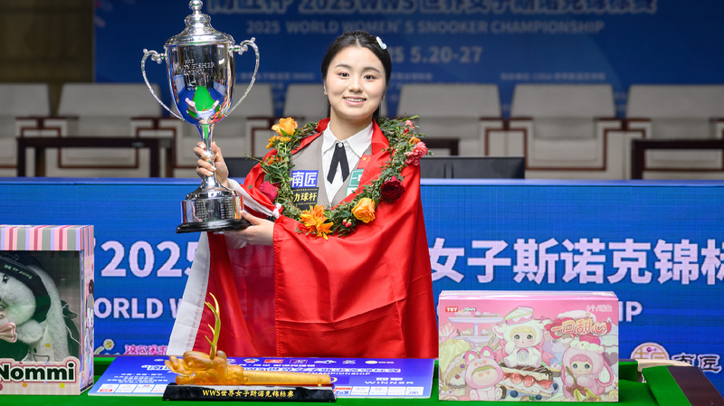 Bai Yulu fights back to defend Women's World Snooker Championship