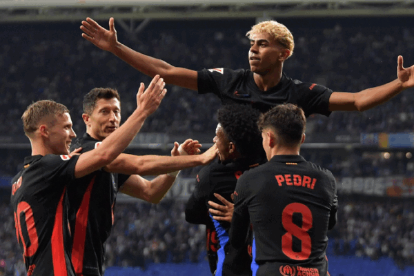 Barcelona Crowned La Liga Champions After Victory Over Espanyol! π Barcelona defeat Espanyol to win club's 28th La Liga championship