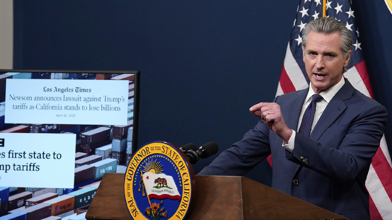 California seeks emergency halt to Trump tariffs as harm mounts