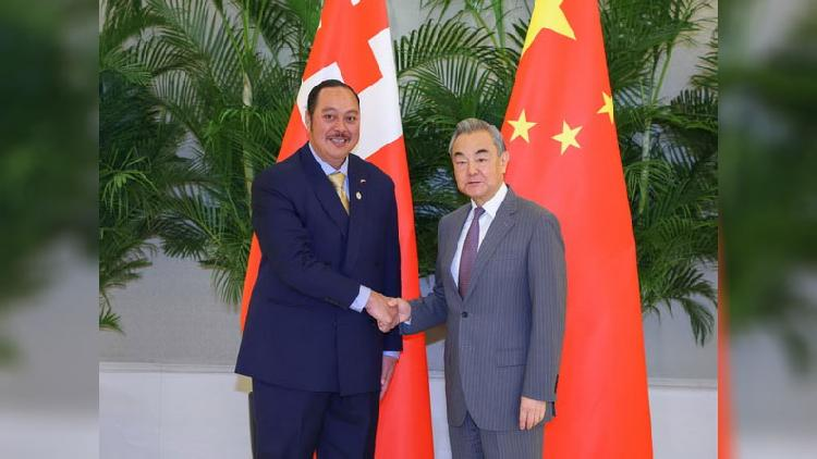 Chinese FM, Tonga's Crown Prince highlight mutual support