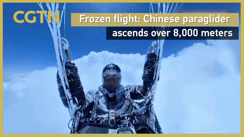 Chinese Paraglider Soars to 8,598 Meters and Lives to Tell the Tale! Chinese paraglider recounts survival at 8,598 meters video poster