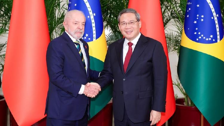 Chinese premier meets Brazilian president