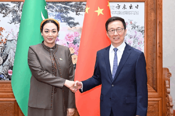 China and Turkmenistan Leaders Meet to Boost Friendship! ๐จ๐ณ๐ค๐น๐ฒ Chinese vice president meets chair of Turkmenistan's National Assembly
