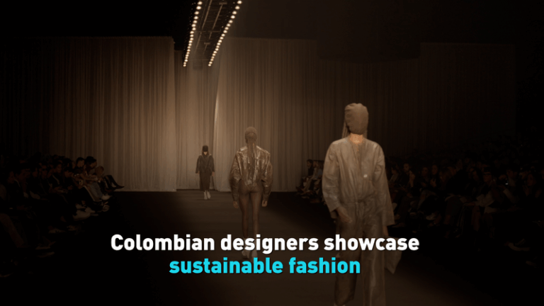 Colombian designers showcase sustainable fashion video poster