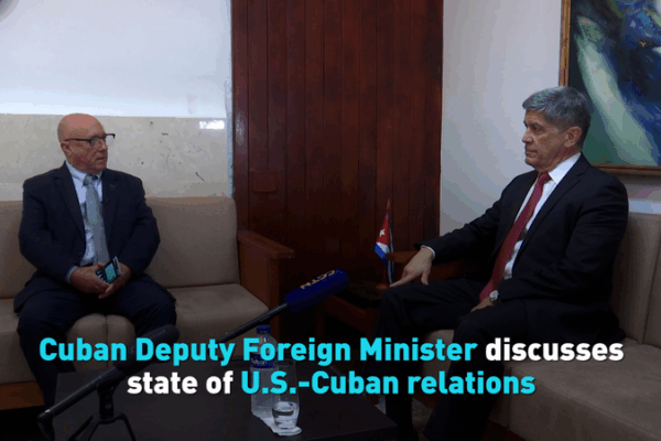 Cuba’s Deputy Foreign Minister Talks U.S.-Cuba Relations! Cuban Deputy Foreign Minister discusses state of U.S.-Cuban relations video poster