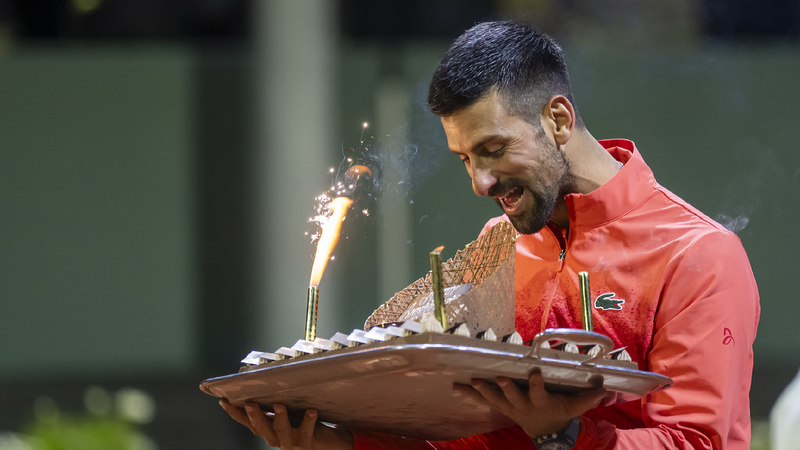 Djokovic celebrates 38th birthday with win over Arnaldi at Geneva Open
