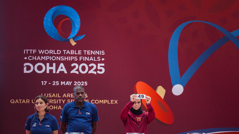 Draw results announced for World Table Tennis Championships Finals