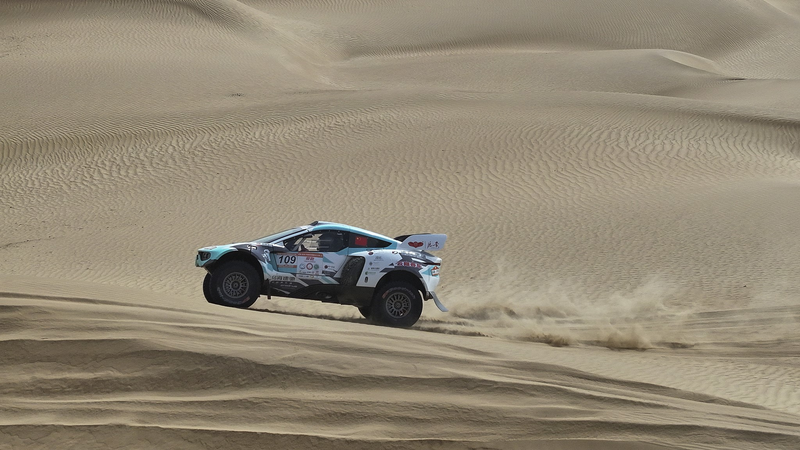 Dust Storms Slow Down Racers at Taklimakan Rally! ποΈπ Dust, drama force racers to slow down at Stage 7 of Taklimakan Rally video poster