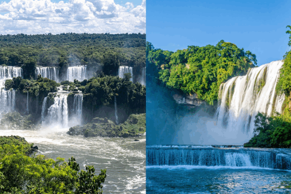 From Roaring Iguazu to Majestic Huangguoshu: Exploring Amazing Waterfalls! ππ From Iguazu's roar to Huangguoshu's majesty
