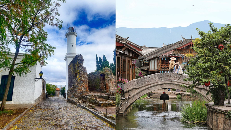 Heritage lives on in Colonia del Sacramento and Lijiang