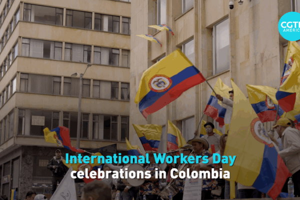 Colombians March for Change on International Workers Day π¨π΄π·ββοΈ International Workers Day celebrations in Colombia video poster