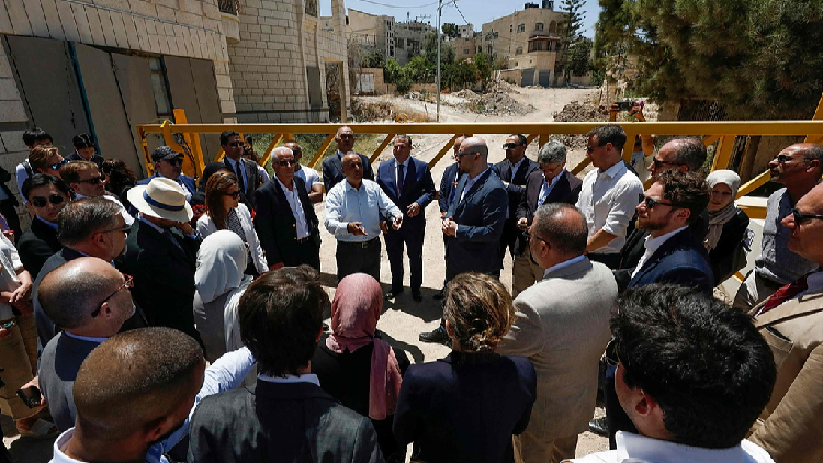 Tense Moments: Warning Shots Fired at EU Diplomats in West Bank Israeli army fires 'warning shots' at EU diplomats visiting West Bank