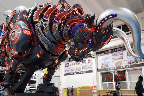 Meet the Giant Mechanical Beast: Kui Niu Comes Alive in China! Legendary beast from China unveiled as mechanical marvel