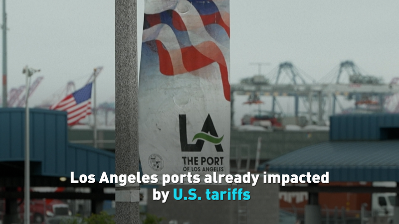How U.S. Tariffs are Slowing Down Ships at Los Angeles Ports π’ Los Angeles ports already impacted by U.S. tariffs video poster