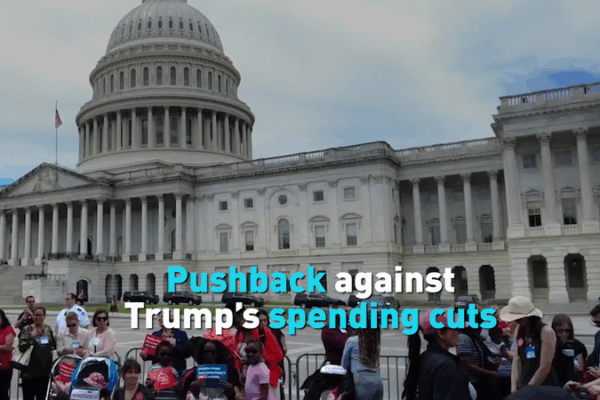 President Trump Urges Lawmakers to Agree on Big Budget Changes! 🇺🇸 Pushback against Trump’s spending cuts video poster