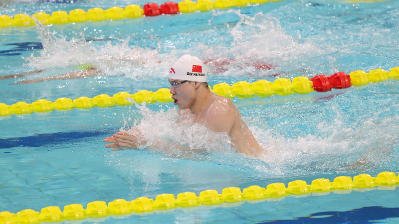Qin and Yu impress at China's National Swimming Championships