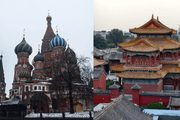 Discover Yonghe Temple & St. Basil’s Cathedral: A Tale of Two Wonders! 🏯🏰 Sacred icons: Yonghe Temple and St. Basil's Cathedral