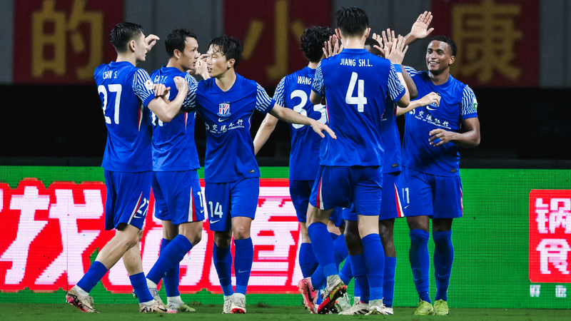 Shenhua top CSL standings after 3-1 win over Meizhou Hakka