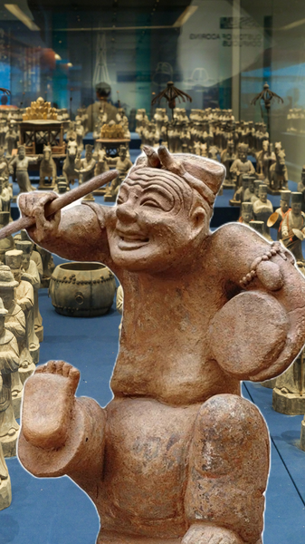 Ancient Chinese Statue Raps in AI Video! Timeless beat video poster