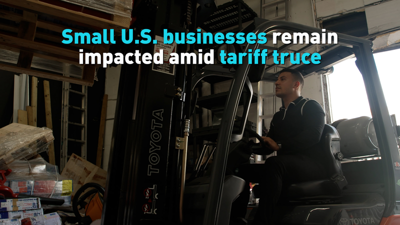 U.S. small businesses remain impacted amid tariff truce video poster