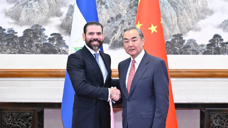 Wang Yi meets Nicaragua's presidential advisor, foreign minister
