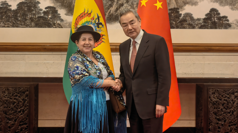 Wang Yi meets with Bolivian Foreign Minister Celinda Sosa Lunda