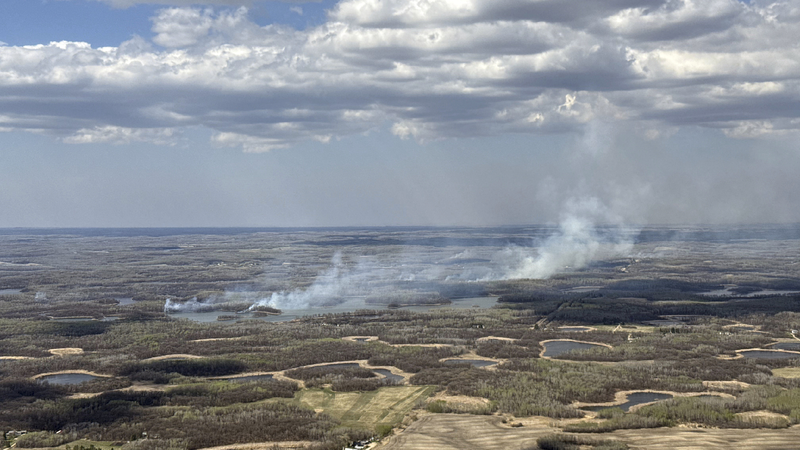 Wildfires scorch vast lands in North Dakota