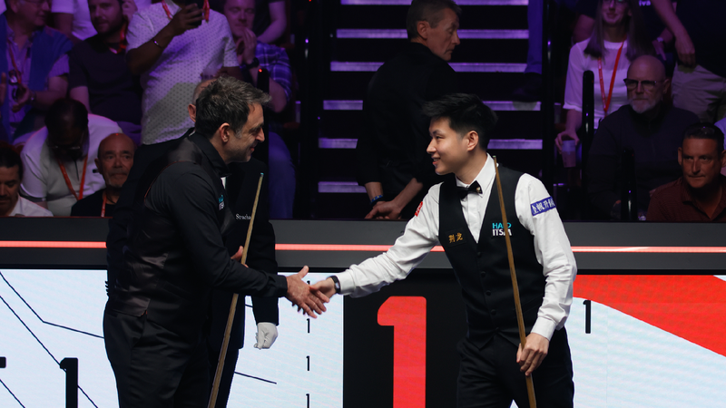 Zhao_Xintong_OSullivan_tied_at_4-4_at_World_Snooker_Championship - My Global News: Young Voices Zhao Xintong, O'Sullivan tied at 4-4 at World Snooker Championship