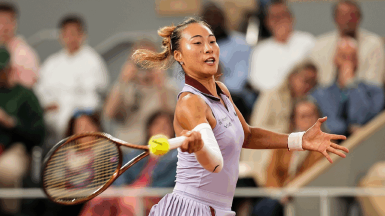 Zheng Qinwen beats Anastasia Pavlyuchenkova in French Open first round