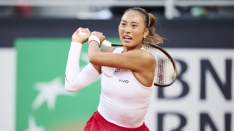Zheng Qinwen makes Italian Open quarterfinals for third straight time