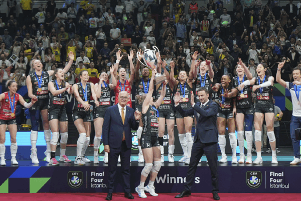 Zhu Ting Shines as Conegliano Wins Volleyball Champions League! ππ Zhu helps Conegliano win second straight CEV Champions League Final