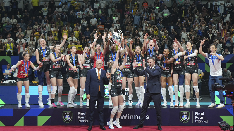 Zhu helps Conegliano win second straight CEV Champions League Final
