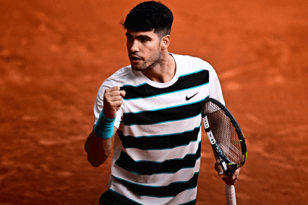 Alcaraz grinds past Shelton to advance to last eight at French Open