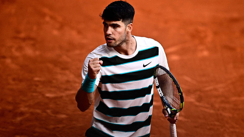 Alcaraz grinds past Shelton to advance to last eight at French Open