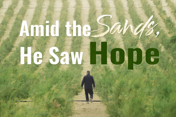 Finding Hope in the Sands: The Man Greening the Desert Amid the sands, he saw hope video poster