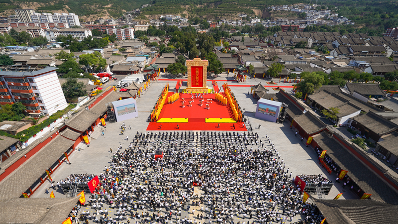 Ancient Fuxi culture shines in modern Gansu video poster