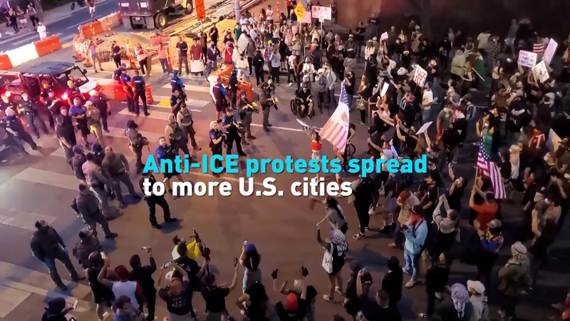 Anti-ICE_protests_spread_to_more_US_cities_poster - My Global News: Young Voices Anti-ICE protests spread to more U.S. cities video poster