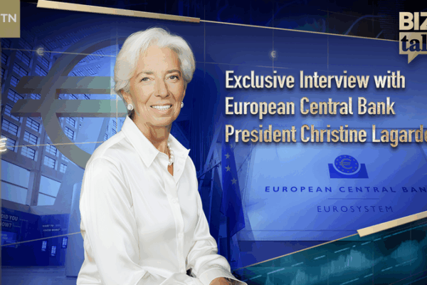 Why Europe’s Top Banker Thinks Teaming Up with China Is Awesome! BizTalk: Exclusive interview with ECB President Christine Lagarde video poster