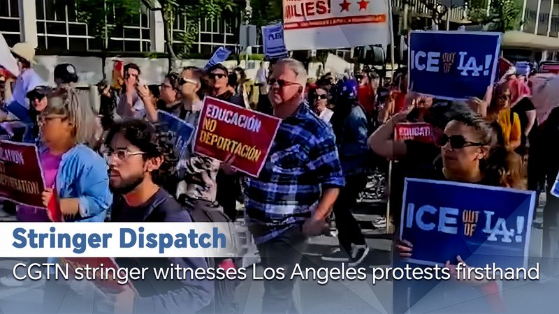 CGTN_stringer_witnesses_Los_Angeles_protests_firsthand_poster - My Global News: Young Voices CGTN stringer witnesses Los Angeles protests firsthand video poster