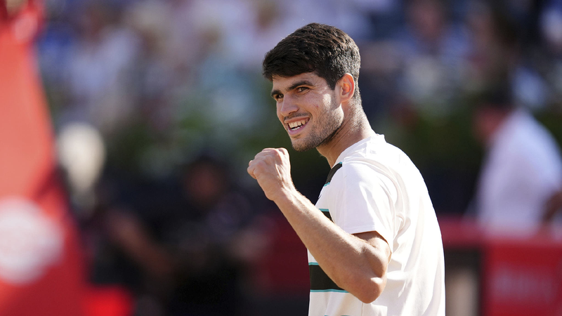 Carlos Alcaraz sets up Queen's Club title showdown with Jiri Lehecka