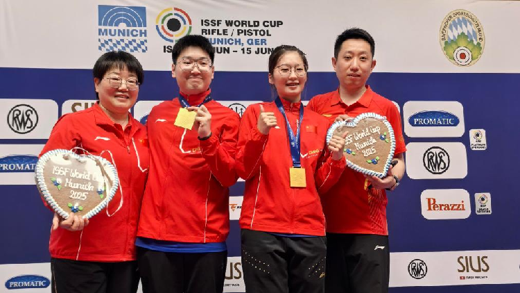 China capture gold and silver in mixed team events at ISSF World Cup