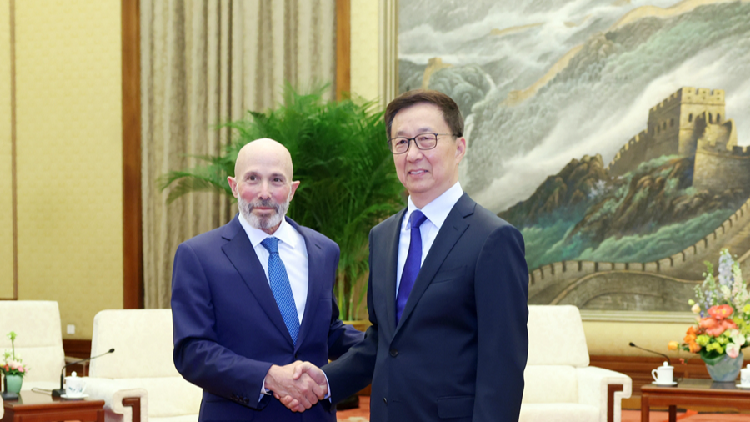 Chinese VP meets U.S. delegation, urges win-win cooperation