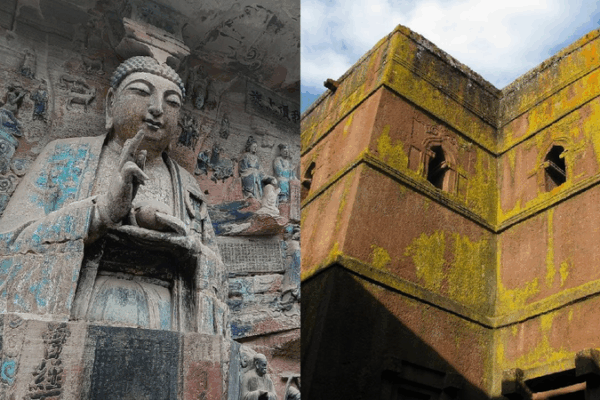 Awesome Stone Wonders: Exploring China’s Dazu Carvings and Ethiopia’s Rock Churches Cultural heritage carved in stone in China and Ethiopia