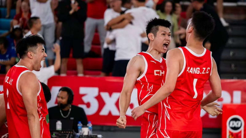 FIBA 3x3 World Cup: China men's team clinch two straight wins on day 2