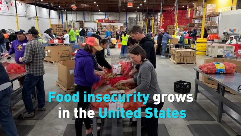 Food insecurity grows in the United States video poster