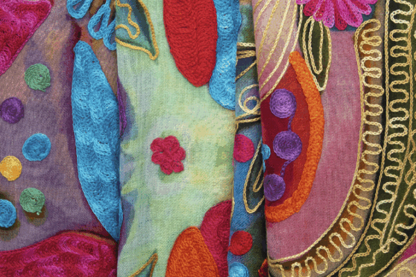 Golden Needles and Shared Threads: The Story of Suzani and Yunjin Golden needles, shared threads: Suzani and Yunjin's Silk Road dialogue