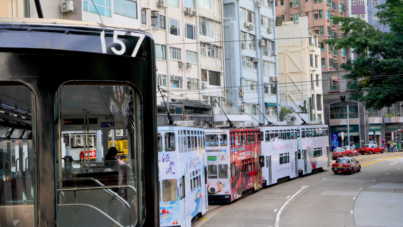 Hong Kong's "Ding Ding" tram rolls through the centuries