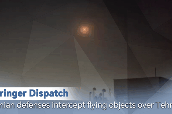 Iran’s Air Defense Stops Mystery Flying Objects Over Tehran! 🚀 Iranian defenses intercept flying objects over Tehran video poster