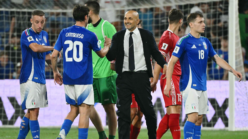 Italy beat Moldova as troubled Spalletti era comes to an end