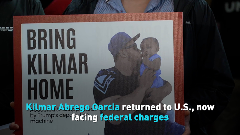 Kilmar Abrego Garcia returned to U.S., now facing federal charges video poster